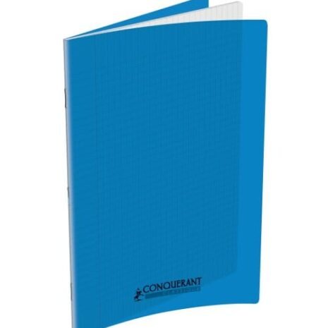 CAHIER CONQUERANT CLASSIQUE AGRAFE 24x32 48P 90G SEY BLEU POLYPRO