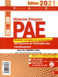 PAE MÉDECINE D'URGENCE 2018-2020