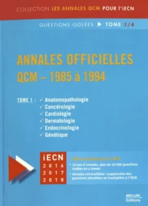 MED-LINE ANNALES OFFICIELLES QCM 1985-1994