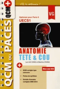 QCM ANATOMIE TETE ET COU POUR PARIS 6