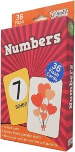 Numbers flash cards