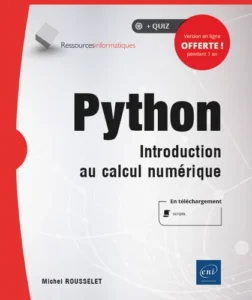 Python - Introduction au calcul numérique
