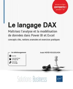 Le langage DAX - Maîtrisez l'analyse et la modélisation de données dans Power BI et Excel