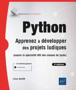 Python - Apprenez à développer des projets ludiques (3e édi