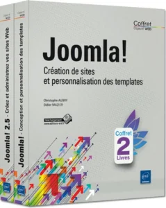 Joomla! - Un coffret de 2 livres : Création de sites et personnalisation des templates