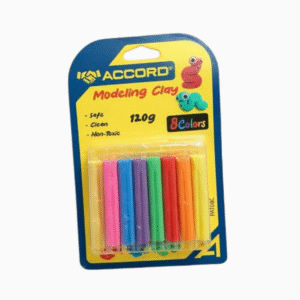 Pate A Modeler 8 couleurs neon 120g Accord