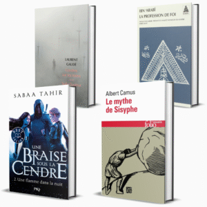 4 livres "Philosophie & Roman" : La profession de foi, Le mythe de Sisyphe, Une braise sous la cendre, Cendres sur les mains