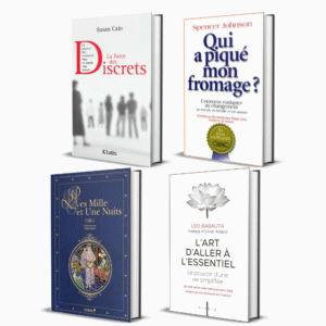 4 livres "Développement personnel & Culture" : Les mille et une nuits, L'art d'aller à l'essentiel, La force des discrets, Qui a piqué mon fromage ?