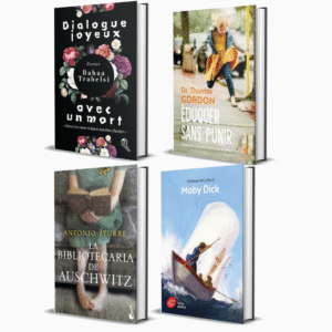 4 livres "Littérature & Éducation" : La bibliotecaria de Auschwitz, Dialogue joyeux avec un mort, Eduquer sans punir, Moby Dick