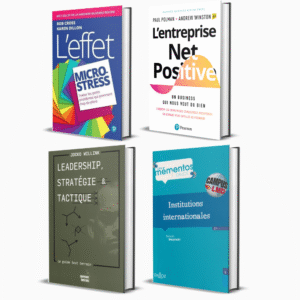 4 livres "Management & Entreprises" : LEADERSHIP, STRATÉGIE ET TACTIQUE, L’effet micro-stress, Les mémentos Dalloz, L’ENTREPRISE NET POSITIVE