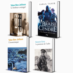 4 livres "Littérature & Drame" : L'insomniaque, le bonheur conjugal, Une braise sous la cendre, La Promesse de l'aube