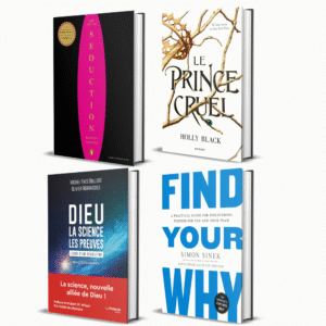 4 livres "Leadership & Philosophie" : Le Prince cruel, Find Your Why, The Art Of Seduction, Dieu - La science - Les preuves - L'aube d'une révolution