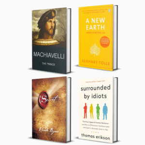 4 livres "Spiritualité & Sagesse" : the secret, the prince, surrounded by idoits, a new earth