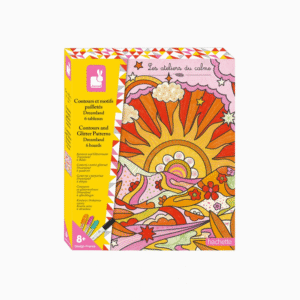 Dessin et coloriage enfant Janod Les ateliers du Calme Contours et Motifs Pailletés