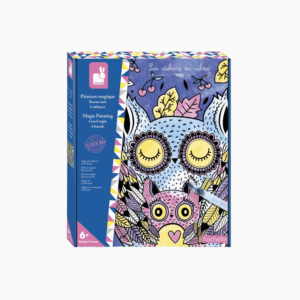 Les Ateliers du Calme - Peinture Magique Bonne Nuit - Kit Loisir Créatif Enfant - Apprentissage Motricité Fine et Concentration