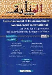 Investissement et Environnement concurrentiel internationa
