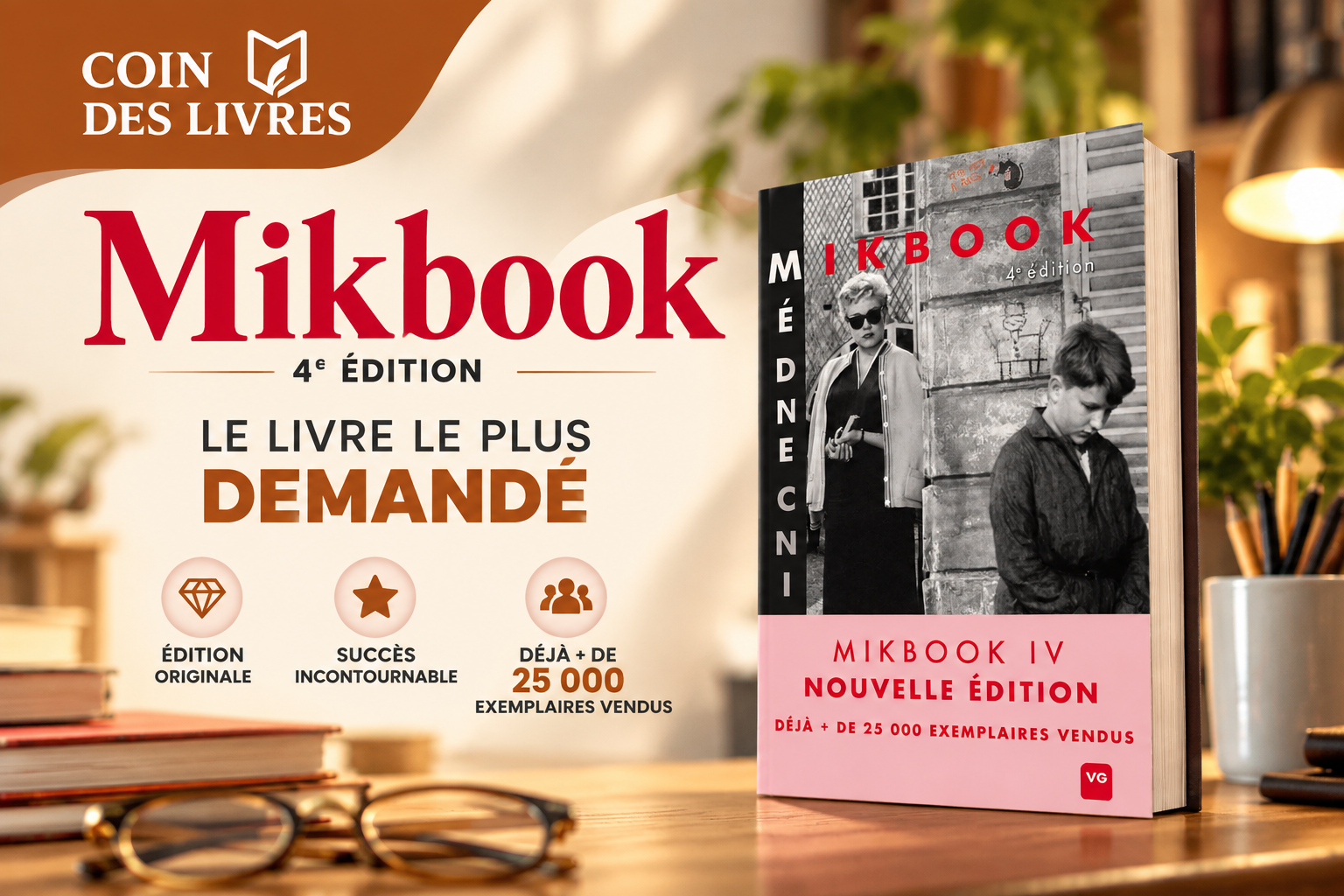 Affiche chaleureuse pour Mikbook 4ᵉ edition